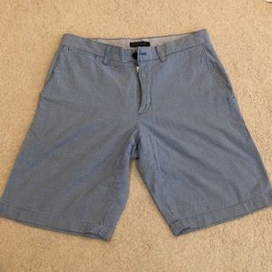 Banana Republic Light Blue Gingham 31” Waist Short